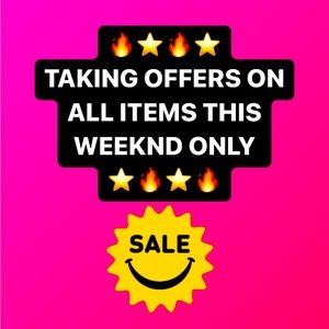 ⭐️⭐️⭐️⭐️⭐️WEEKEND SALE ⭐️⭐️⭐️⭐️⭐️